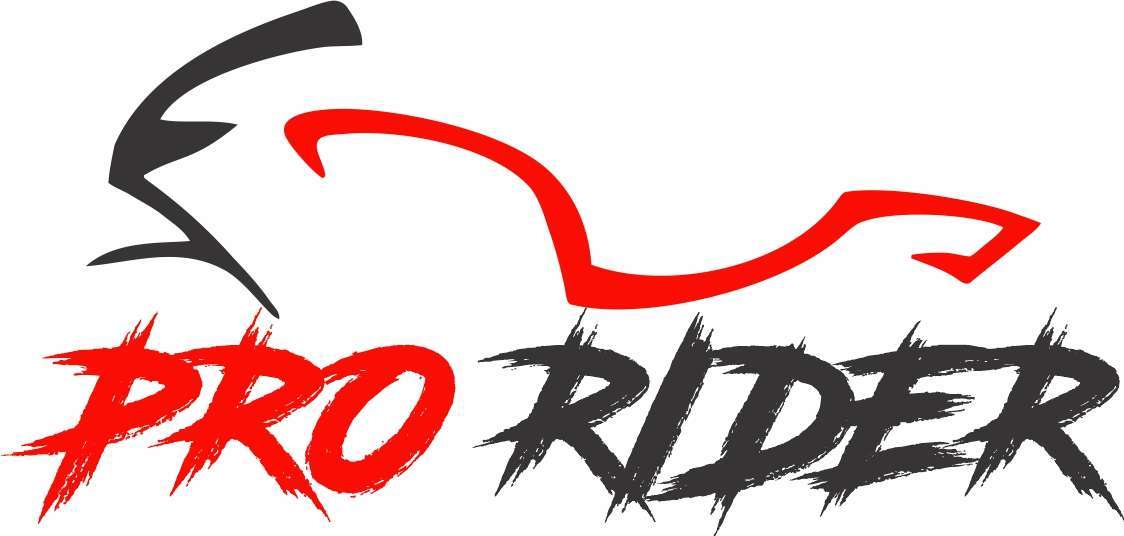 ProRider logo – stylish motorcycle gear and accessories brand